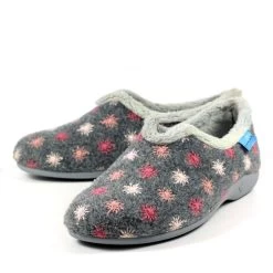 Lunar Women's Sundance Slippers - Grey -Fashion Lady lunar sundance slipper grey 3