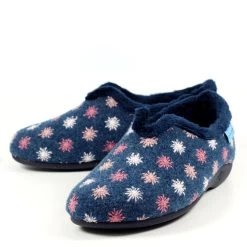 Lunar Women's Sundance Slippers - Navy -Fashion Lady lunar sundance slipper navy 2