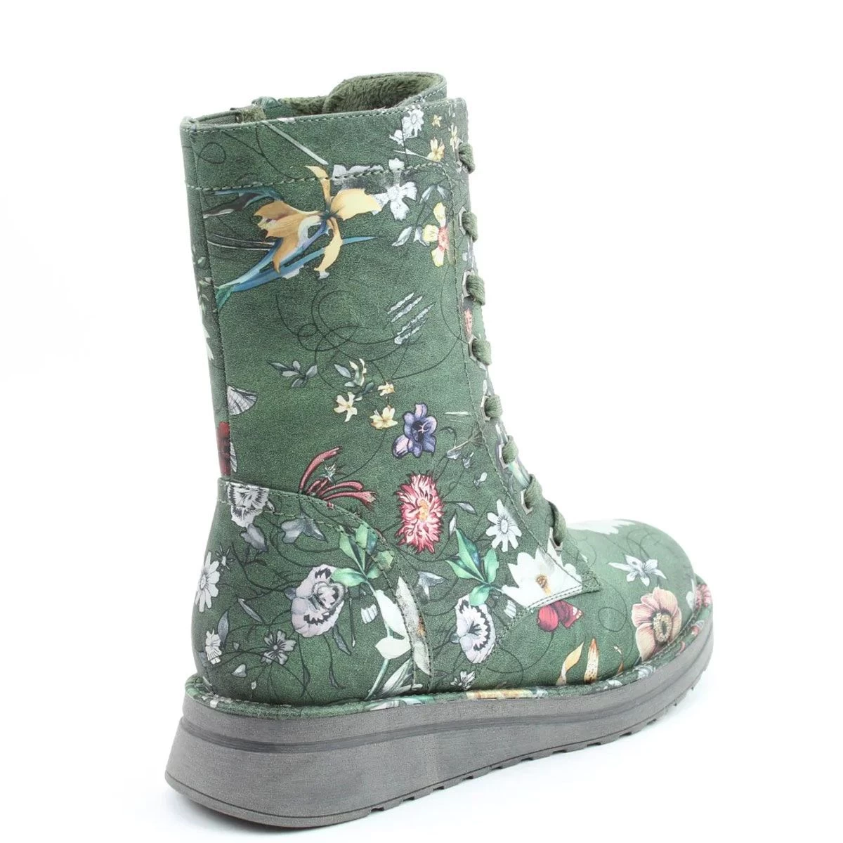 Heavenly Feet Women's Martina 4 Fantasy Print Mid Boots - Forest 4 Heavenly Feet Women's Martina 4 Fantasy Print Mid Boots - Forest - Image 4