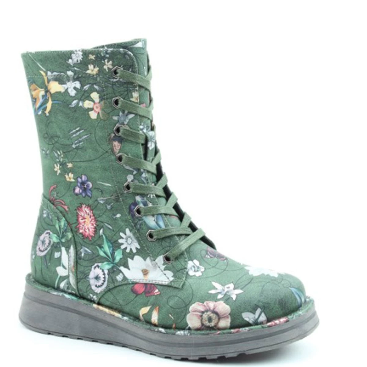Heavenly Feet Women's Martina 4 Fantasy Print Mid Boots - Forest 5 Heavenly Feet Women's Martina 4 Fantasy Print Mid Boots - Forest - Image 5