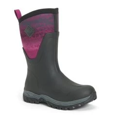 Muck Boots Women's Arctic Sport Mid Height Wellington Boots - Black/Magenta 13 Muck Boots Women's Arctic Sport Mid Height Wellington Boots - Black/Magenta -Fashion Lady mb arctic sport mid ii blkmag 3