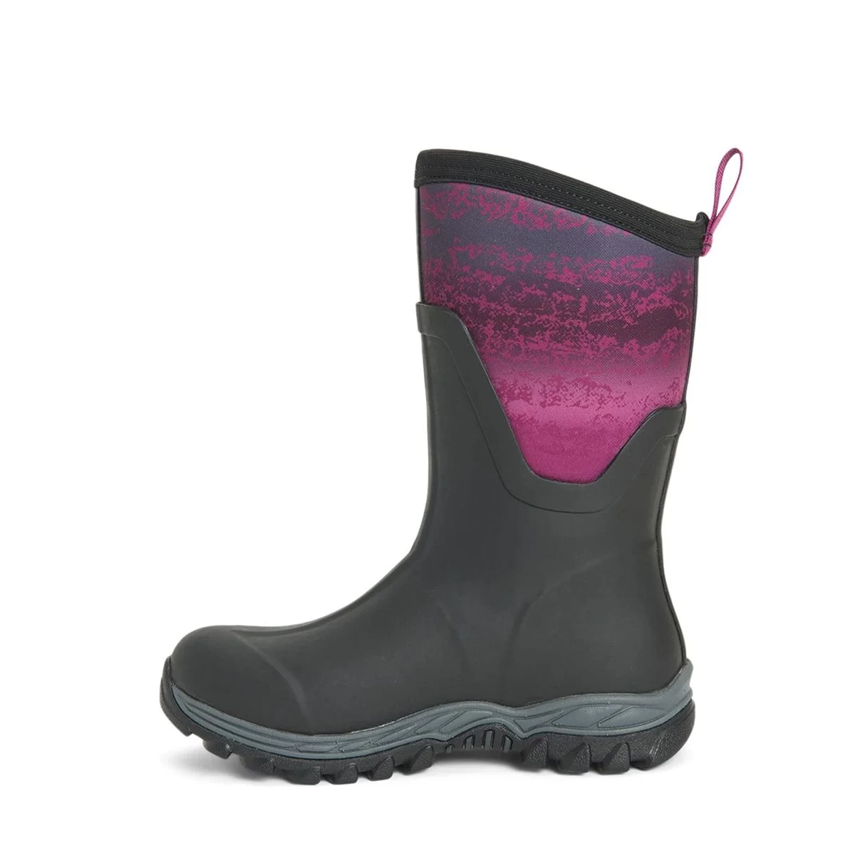 Muck Boots Women's Arctic Sport Mid Height Wellington Boots - Black/Magenta 5 Muck Boots Women's Arctic Sport Mid Height Wellington Boots - Black/Magenta - Image 5