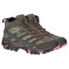 Merrell Women’s Moab 2 Gore-Tex Mid Walking Boots – Beluga/Olive