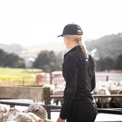 Stoney Creek Women’s Microplus Long Sleeve Top - Black -Fashion Lady microplus 3