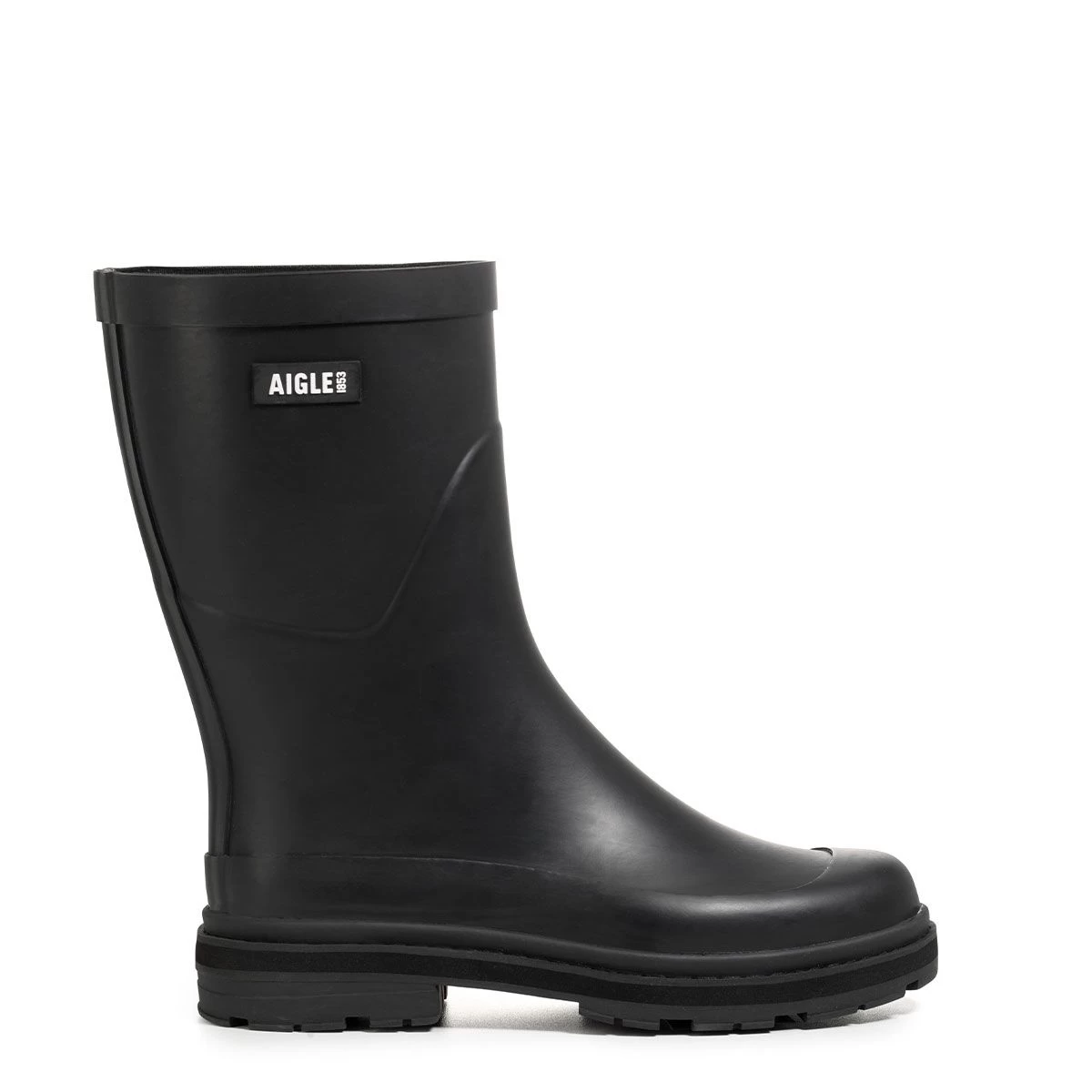 Aigle Women's Rain Mid Height Wellington Boots - Noir 2 Aigle Women's Rain Mid Height Wellington Boots - Noir - Image 2