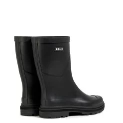 Aigle Women's Rain Mid Height Wellington Boots - Noir 7 Aigle Women's Rain Mid Height Wellington Boots - Noir -Fashion Lady mid rain boot noir 3 1