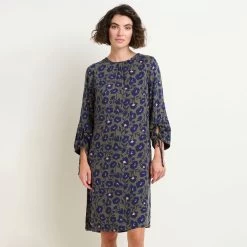 Brakeburn Women's Midnight Bloom Midi Dress - Green -Fashion Lady midnight bloom dress green 1 1