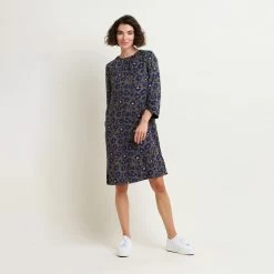 Brakeburn Women's Midnight Bloom Midi Dress - Green -Fashion Lady midnight bloom dress green 4