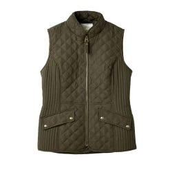 Joules Women's Minx Gilet - Heritage Green -Fashion Lady minx gilet heritage green 1