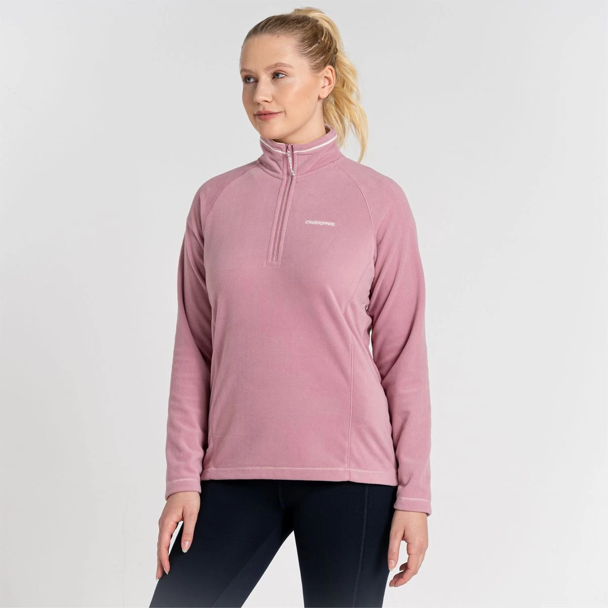 Craghoppers Women's Miska Half Zip Fleece - Heather 1 Craghoppers Women's Miska Half Zip Fleece - Heather