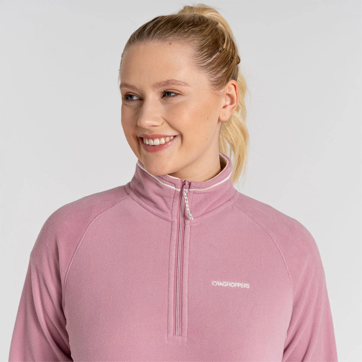 Craghoppers Women's Miska Half Zip Fleece - Heather 3 Craghoppers Women's Miska Half Zip Fleece - Heather - Image 3