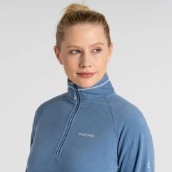 Craghoppers Women's Miska Half Zip Fleece - Teak Blue -Fashion Lady miska hz fleece teak blue 5