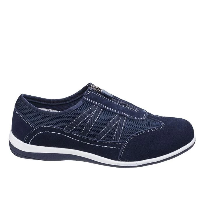 Fleet & Foster Women’s Mombassa Comfort Zip Shoe – Navy 5 Fleet & Foster Women’s Mombassa Comfort Zip Shoe – Navy - Image 5
