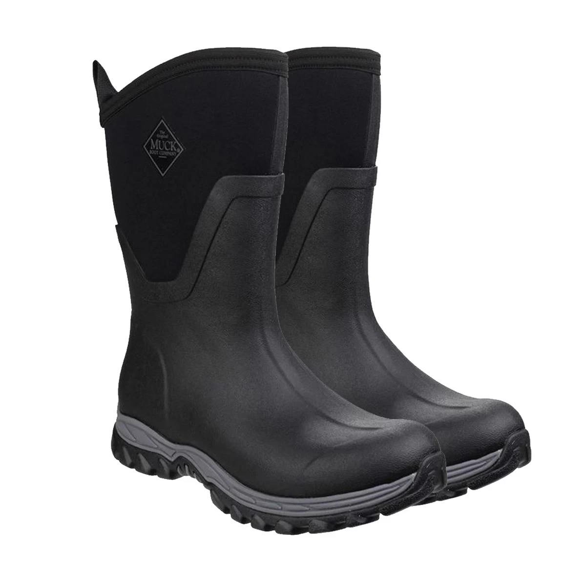 Muck Boots Women's Arctic Sport Mid Height Wellington Boots - Black 1 Muck Boots Women's Arctic Sport Mid Height Wellington Boots - Black