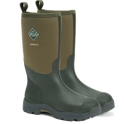 Muck Boots Derwent II Wellington Boots - Moss -Fashion Lady muck boots derwent ii wellington boots moss 7 1