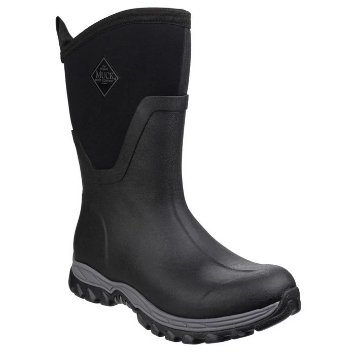 Muck Boots Women's Arctic Sport Mid Height Wellington Boots - Black 3 Muck Boots Women's Arctic Sport Mid Height Wellington Boots - Black - Image 3