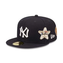 New Era New York Yankees Cooperstown Multi Patch Navy 59FIFTY Fitted Cap