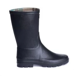 Le Chameau Women’s Iris Bottillon Jersey Lined Wellington Boots – Noir -Fashion Lady noir 2