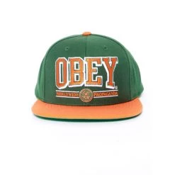 OBEY Athletics Snap Green/Orange