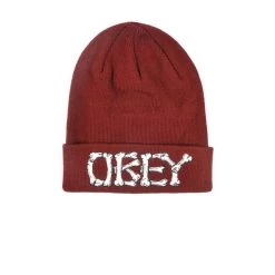 OBEY Brigade Beanie - Burgundy