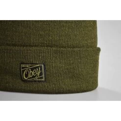 OBEY Jobber Beanie - Heather Army -Fashion Lady obey jobber beanie heather army p66606 93691 image