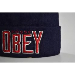 OBEY Propaganda Beanie - Navy -Fashion Lady obey propaganda beanie navy p66595 93670 image