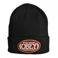 OBEY Smoke Beanie - Black