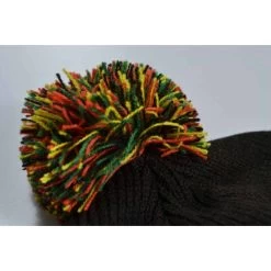 OBEY Sonic Pom Beanie - Brown/Yellow -Fashion Lady obey sonic pom beanie brown yellow p68299 94602 image