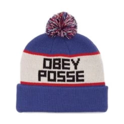 OBEY Sonic Pom Beanie ÛÒ Blue/Cream