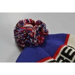 OBEY Sonic Pom Beanie ÛÒ Blue/Cream -Fashion Lady obey sonic pom beanie uo blue cream p67992 94380 image