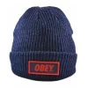 OBEY Standard Beanie - Dark Navy