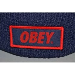 OBEY Standard Beanie - Dark Navy -Fashion Lady obey standard beanie dark navy p53032 89395 image
