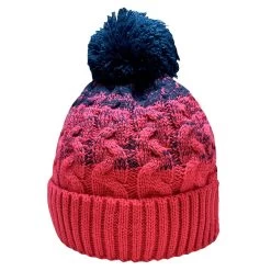 Women's Orkney Waterproof Cable Knit Hat - Pink