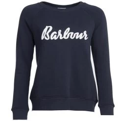 Barbour Women's Otterburn Sweatshirt - Navy -Fashion Lady otterburn 1 2