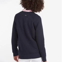 Barbour Women's Otterburn Sweatshirt - Navy -Fashion Lady otterburn 2 2