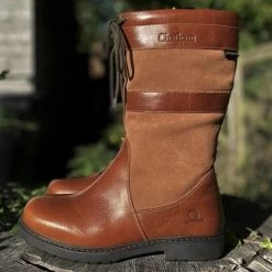 Chatham Women's Paddock II Mid Calf Boots - Tan -Fashion Lady paddocktan