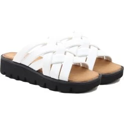 Heavenly Feet Women's Paige Sandals - White
