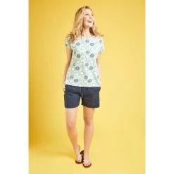 Weird Fish Women’s Paw Paw Printed Organic Cotton T-Shirt – Cool Mist 9 Weird Fish Women’s Paw Paw Printed Organic Cotton T-Shirt – Cool Mist -Fashion Lady paw paw cool mist 3