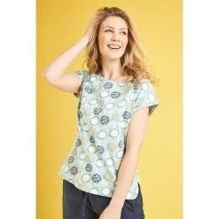 Weird Fish Women’s Paw Paw Printed Organic Cotton T-Shirt – Cool Mist 10 Weird Fish Women’s Paw Paw Printed Organic Cotton T-Shirt – Cool Mist -Fashion Lady paw paw cool mist 4