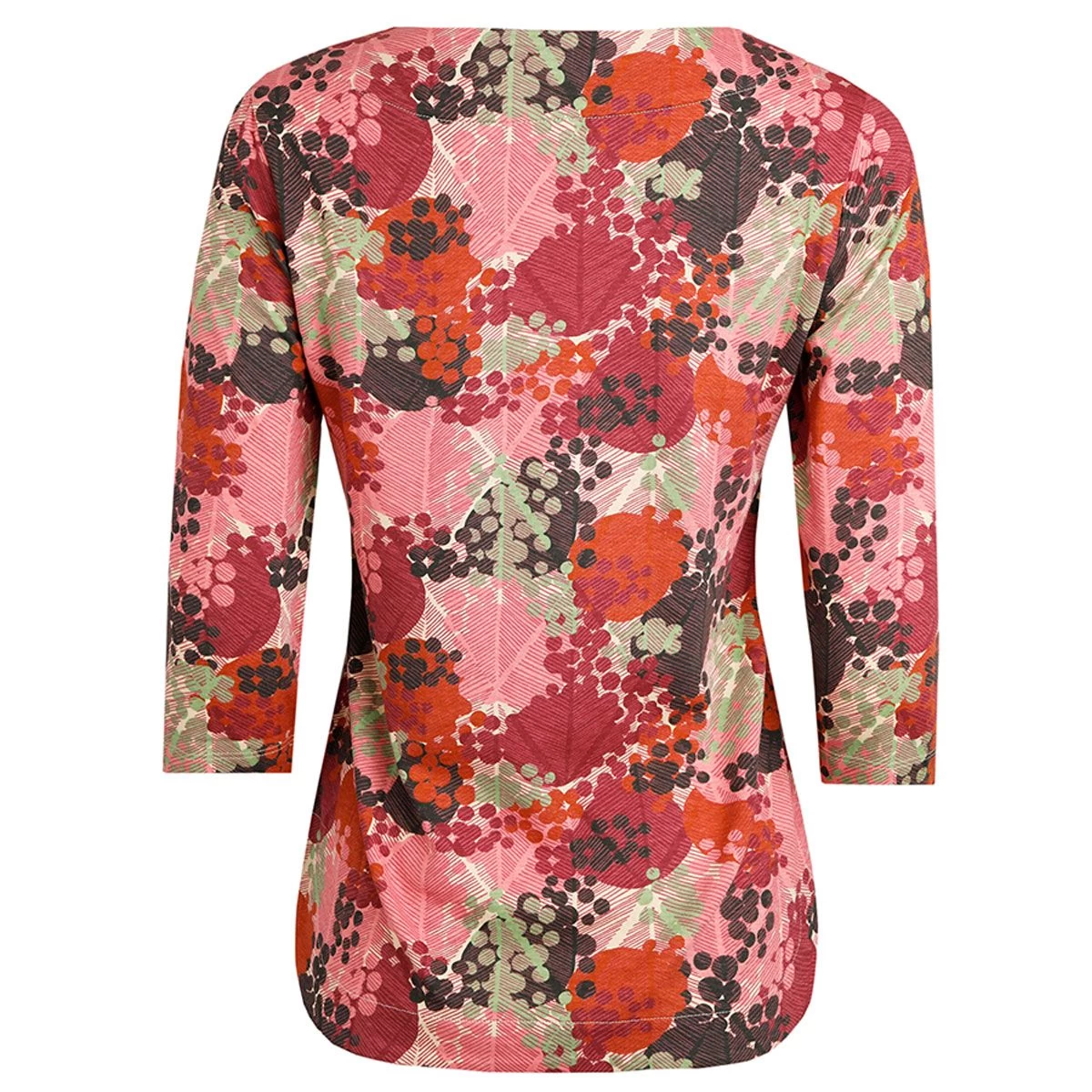 Weird Fish Women's Pinto Printed Jersey Tee - Dusty Rose 2 Weird Fish Women's Pinto Printed Jersey Tee - Dusty Rose - Image 2