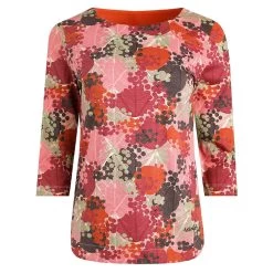 Weird Fish Women's Pinto Printed Jersey Tee - Dusty Rose