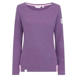 Lazy Jacks Women's Plain Breton Top - Loganberry -Fashion Lady plain breton top loganberry 1 1