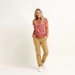 Brakeburn Women's Poppy Short Sleeve Tee - Multi -Fashion Lady poppy s sleeve tee multi 4