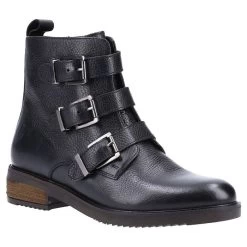 Hush Puppies Women’s Pria Boots – Black -Fashion Lady pria boot black 1