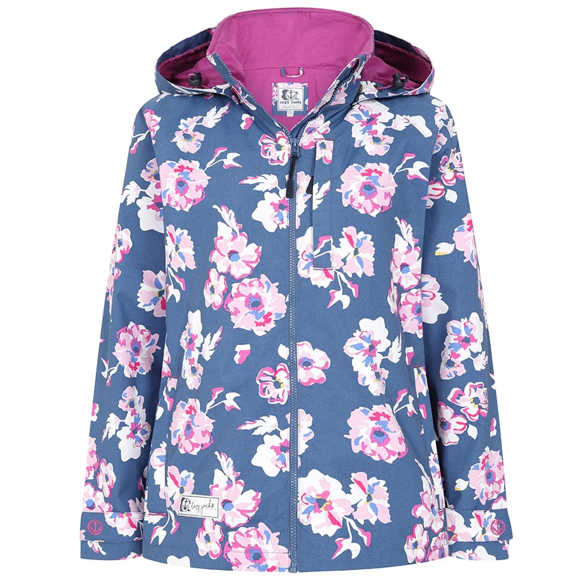 Lazy Jacks Women’s Short Waterproof Coat – Floral 6 Lazy Jacks Women’s Short Waterproof Coat – Floral - Image 6