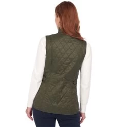 Barbour Women’s Otterburn Quilted Gilet – Olive -Fashion Lady quilted 5