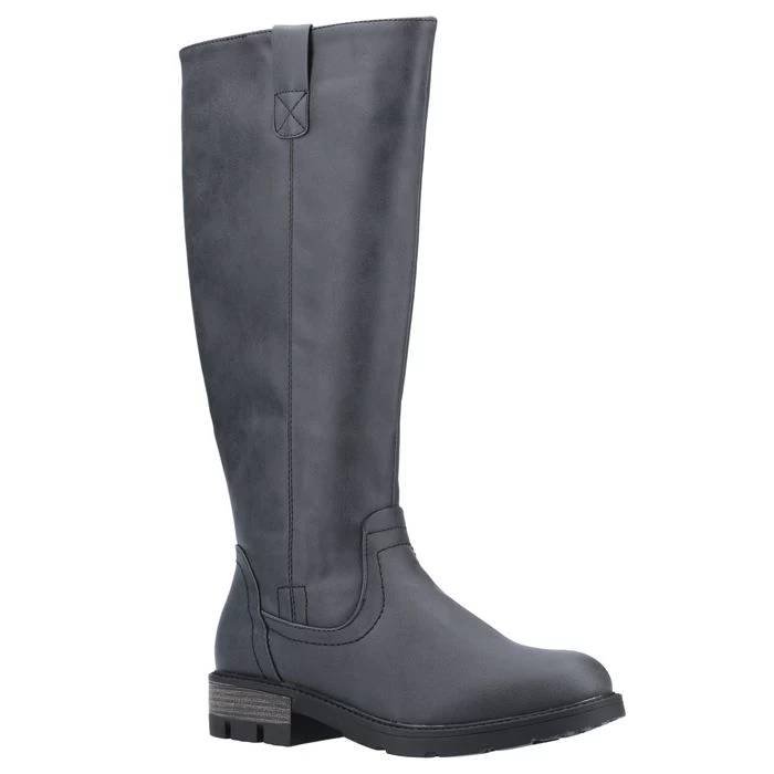 Divaz Women's Quinn Tall Boots - Black 2 Divaz Women's Quinn Tall Boots - Black - Image 2