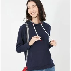 Joules Women’s Lil Raglan Hooded Sweatshirt – French Navy 13 Joules Women’s Lil Raglan Hooded Sweatshirt – French Navy -Fashion Lady raglan 6 1