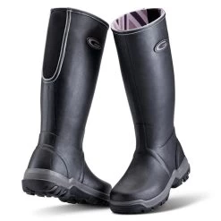 Grubs Women's Rainline Wellington Boots - Black -Fashion Lady rainline blk 1
