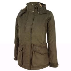 Hoggs Of Fife Women's Rannoch Waterproof Hunting Jacket - Field Green -Fashion Lady rannoch 6